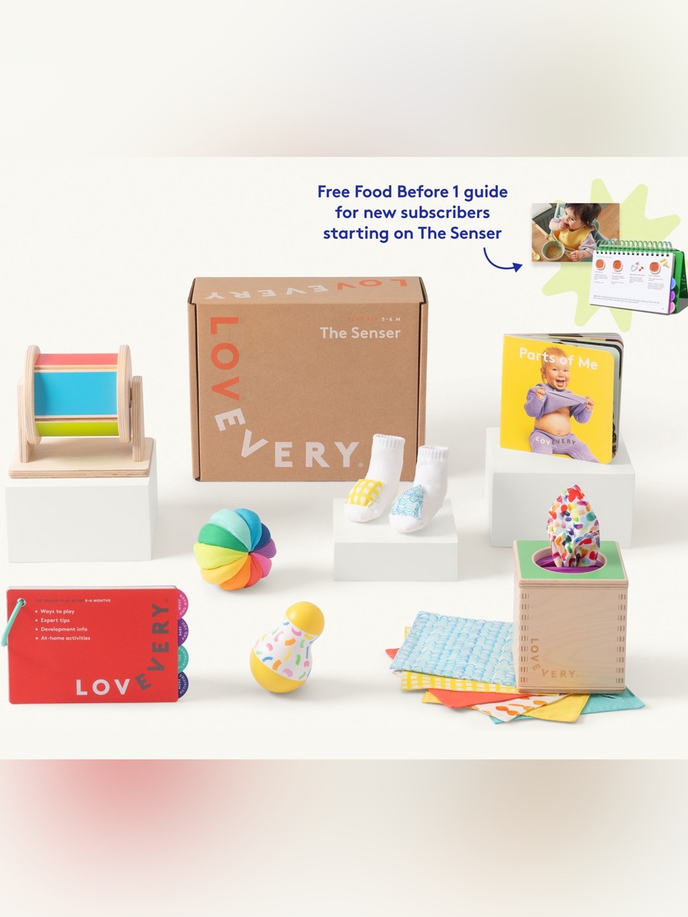 LOVEVERY The Senser Play Kit – age 5-6 months